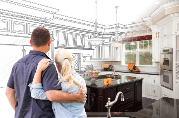 Professional Kitchen Island Installation technician working in Cranbury, NJ